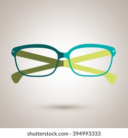 glasses icon  design 