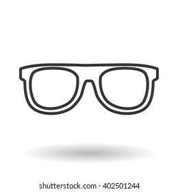 glasses icon design 