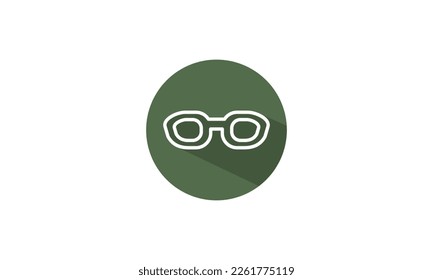 Glasses icon design. Modern vector design template
