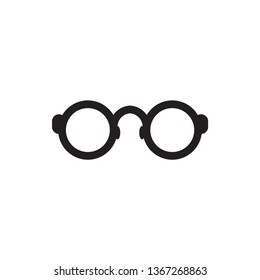 glasses icon design template
