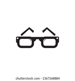 glasses icon design template