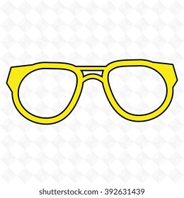 glasses icon  design, vector illustration eps10 graphic 
