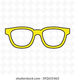 glasses icon  design, vector illustration eps10 graphic 