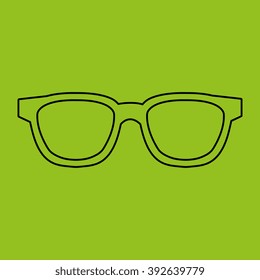 glasses icon  design, vector illustration eps10 graphic 