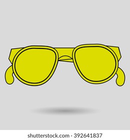 glasses icon  design, vector illustration eps10 graphic 