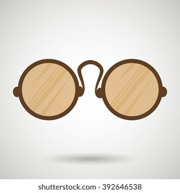 glasses icon  design, vector illustration eps10 graphic 