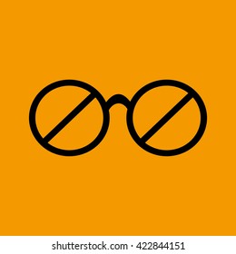 Glasses Icon. Elements for design. Vector illustration