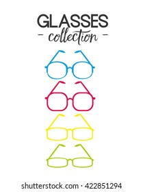 Glasses Icon. Elements for design. Vector illustration