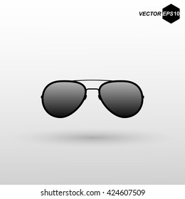 Glasses icon. EPS 10. Vector illustration