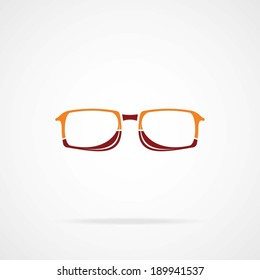 Glasses icon. eps-10.