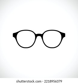 Glasses icon, eyeglasses sign and symbol. Vector illustration.