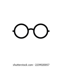Glasses icon. Eyeglasses vector sign, sunglasses symbol