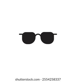 Glasses icon Flat line illustration