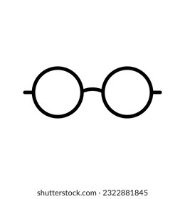 glasses icon flat vecktor trendy popular simple