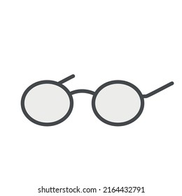 Glasses icon for graphic design projects