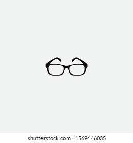 glasses icon graphic element Illustration template design