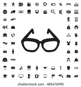 Glasses icon illustration isolated vector sign symbol