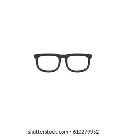 Glasses icon illustration on white background.