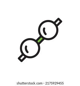 glasses icon illustration. vector icon and logo design.