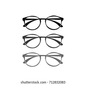 Glasses icon. - Illustration,Lens - Optical Instrument, Single Object, Glass - Material, Optical Instrument, Personal Accessory,Glass - Material, Eye, Equipment, Human Eye
