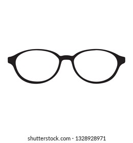 Glasses icon isolated