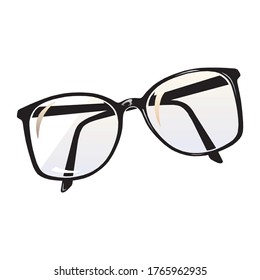 glasses icon isolated on a white background in EPS10