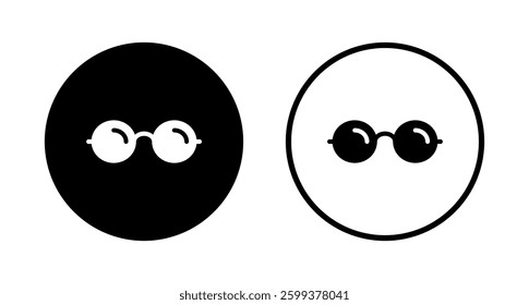 Glasses icon logo design. Glasses sign and symbol