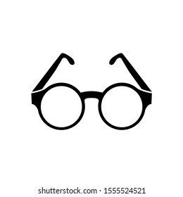 Glasses icon, logo isolated on white background