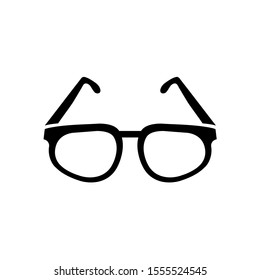 Glasses icon, logo isolated on white background