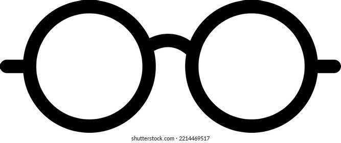 Glasses icon, logo isolated on white background.eps