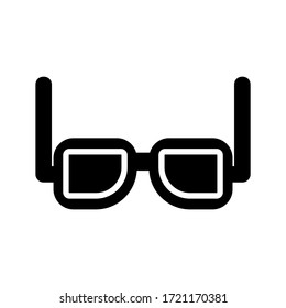 glasses icon or logo isolated sign symbol vector illustration - high quality black style vector icons
