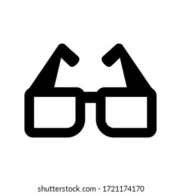 glasses icon or logo isolated sign symbol vector illustration - high quality black style vector icons
