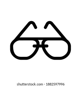 Glasses icon or logo isolated sign symbol vector illustration - high quality black style vector icons

