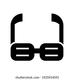 glasses icon or logo isolated sign symbol vector illustration - high quality black style vector icons
