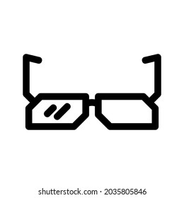 glasses icon or logo isolated sign symbol vector illustration - high quality black style vector icons
