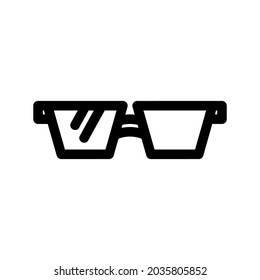 glasses icon or logo isolated sign symbol vector illustration - high quality black style vector icons
