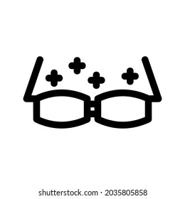 glasses icon or logo isolated sign symbol vector illustration - high quality black style vector icons

