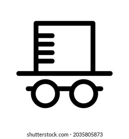 glasses icon or logo isolated sign symbol vector illustration - high quality black style vector icons
