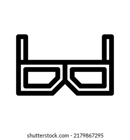 glasses icon or logo isolated sign symbol vector illustration - high quality black style vector icons
