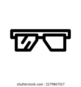 glasses icon or logo isolated sign symbol vector illustration - high quality black style vector icons
