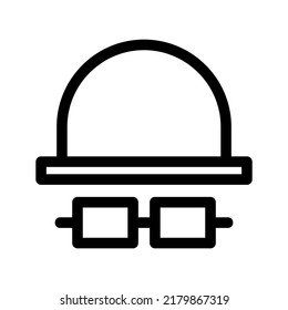 glasses icon or logo isolated sign symbol vector illustration - high quality black style vector icons
