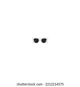 glasses icon logo vector design
