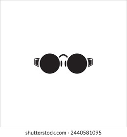 glasses icon logo vector design