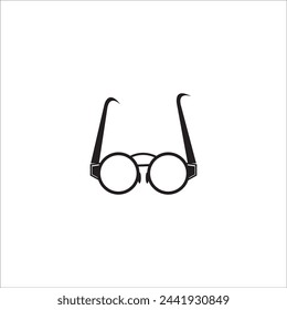 glasses icon logo vector design