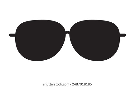 Glasses Icon on white background. Sunglasses Icon Vector element.