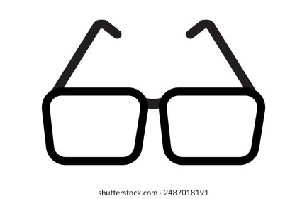 Glasses Icon on white background. Sunglasses Icon Vector element.