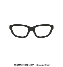 Glasses  icon  on white background. Vector illustration.