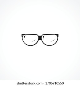 glasses icon. optical glasses icon on white background for web and mobile