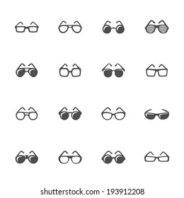 Glasses Icon Set