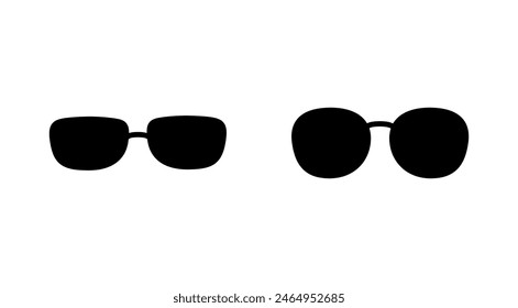 Glasses icon set. Glasses vector icon